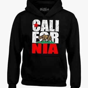 Freeway Black California Graphic Hoodie